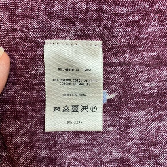 Anthropologie Sparrow Cardigan Sweater 100% Cotton Burgundy Paisley Sz M - Picture 5 of 8